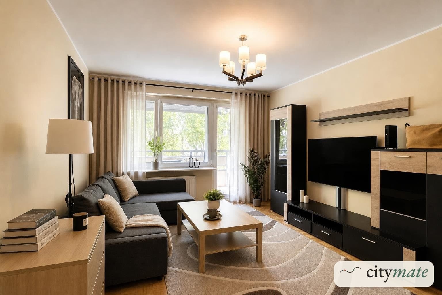 Large room 24 m² close to the stop