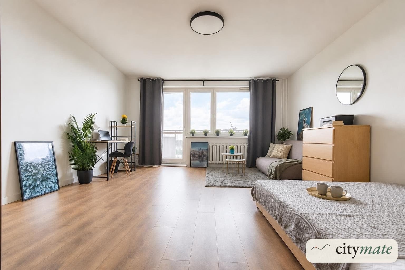 Room 22 m² with a balcony for an independent start
